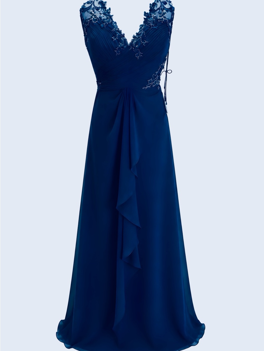 Alyce Paris  Navy Prom /Evening Dress with Beaded Embellishment